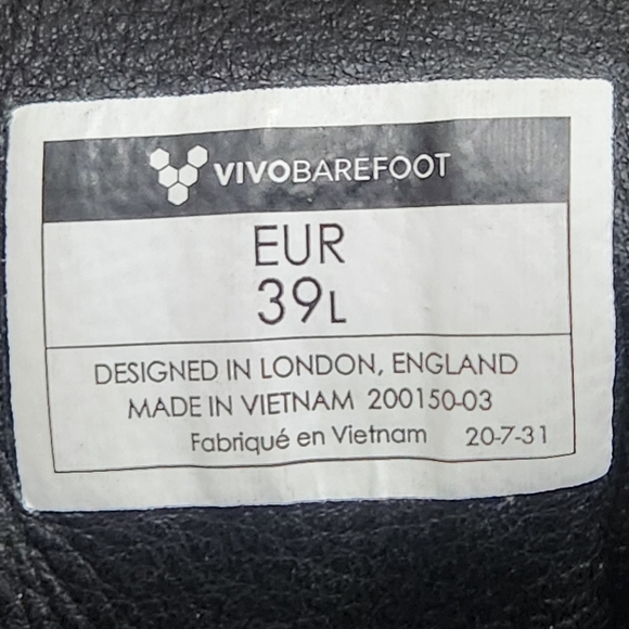Vivobarefoot Womens Tracker Hi Boots US Size 8 EU 39 Firm Ground FG HI Leather - Picture 9 of 9
